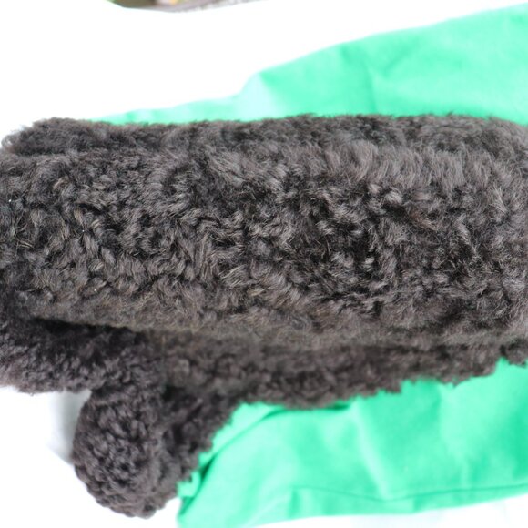 Bottega Veneta vintage bag black wool top handle bag - Picture 4 of 7